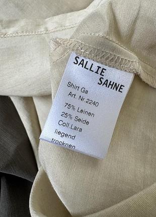 Sallie sahne кардиган +блуза льон, шовк 7