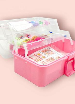 Дитячий набір для творчості cream guka set в саквояжі 258 дет l52713 фото