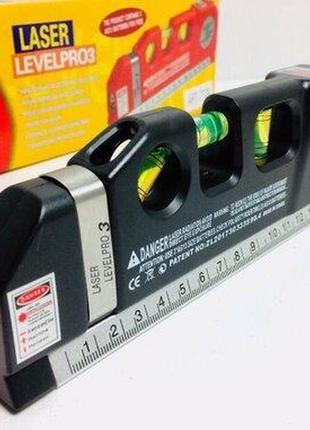 Лазерний рівень з вбудованою рулеткою laser level pro 3