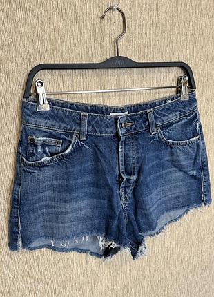 Стильные джинсовые шорты zara, размер 40
