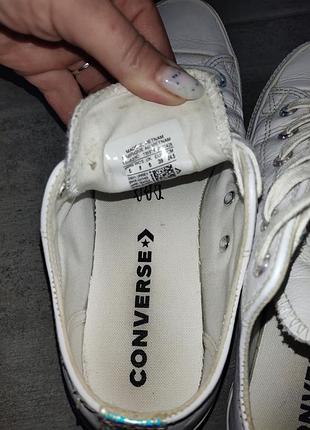 Кожаные кеды converse оригинал