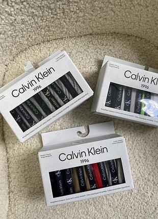 Набор из серых трусов calvin klein, оригинал, новые трусы стринги
