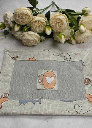 Декоративна текстильна серветка для столу під посуд сats