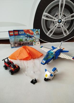 Lego city воздушная полиция: арест парашютиста 60208