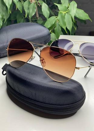 Сонцезахисні окуляри ray ban aviator крапельки (унісекс)