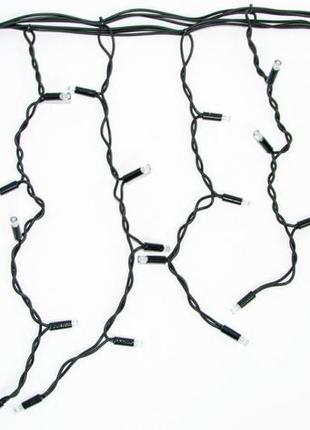 Гирлянда уличная бахрома (дождик) icicle 120led, теплый белый с мерцанием (флеш), 5м...