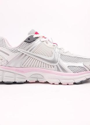 nike Beach vomero 5 белые с серым и розовым