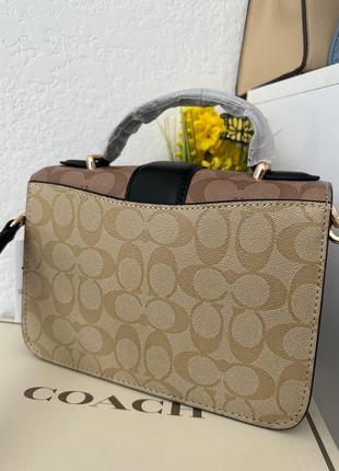 Кожаная сумка коуч ✨ coach ✨ 3