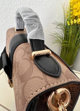 Кожаная сумка коуч ✨ coach ✨ 6