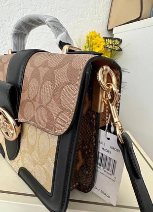 Кожаная сумка коуч ✨ coach ✨ 5