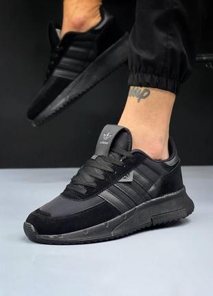 Чоловічі текстильні кросівки adidas zx black