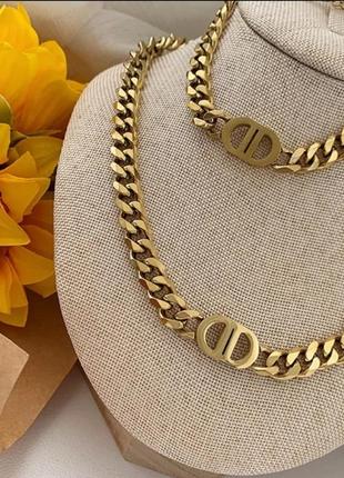 Набір прикрас у стилі dior