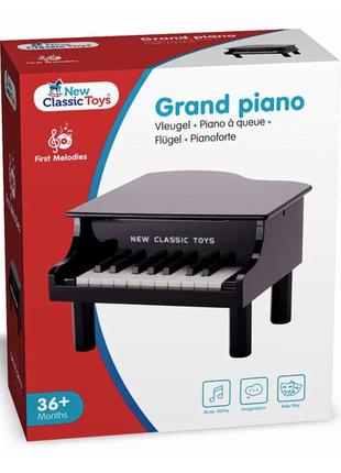 Музичний інструмент new classic toys рояль 18 клавіш чорний (10150)3 фото