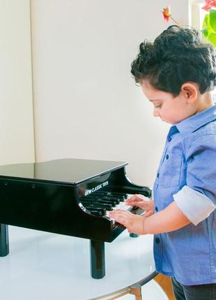 Музичний інструмент new classic toys рояль 18 клавіш чорний (10150)4 фото