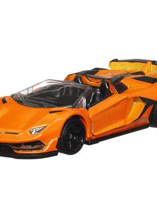 ​​автомодель matchbox moving parts 2019 lamborghini aventador svj roadster (fwd28/hlg03)