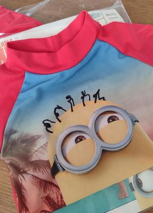 Червоний купальний костюм для хлопчика з міньйоном 86 92 despicable me
