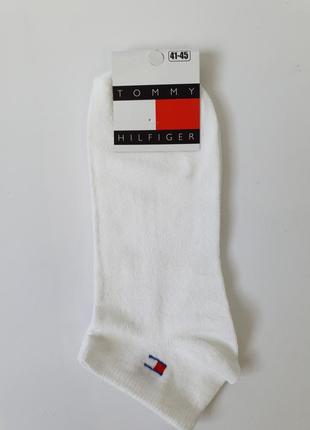 Короткие носки из хлопка набор 9 пар tommy hilfiger. носки мужские низкие набор томми хилфигер 41-45р 9шт10 фото