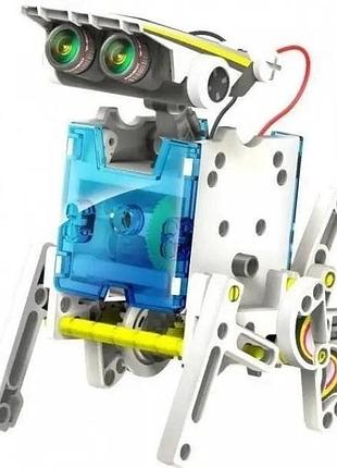 Конструктор робот-трансформер solar robot multicolor 13 в 1 детский на солнечных батареях