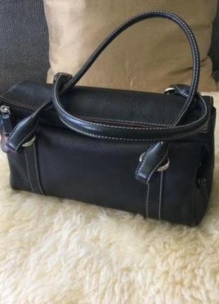 Сумка натуральна шкіра, на блискавці, италия