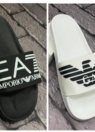 Шлепанцы, тапки, сланцы армани