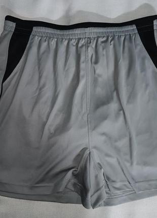 Футбольные  удлиненные серые шорты - copa xl - сток