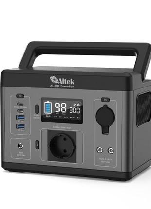 Портативная зарядная станция powerbox al 300 (296 вт·час)