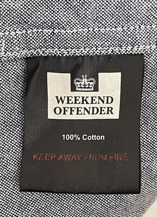 Рубашка weekend offender отличное состояние без дефектов оригинальная