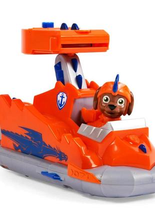 Набір paw patrol лицарі рятівний автомобіль де-люкс з водієм зума (sm16776/4620)