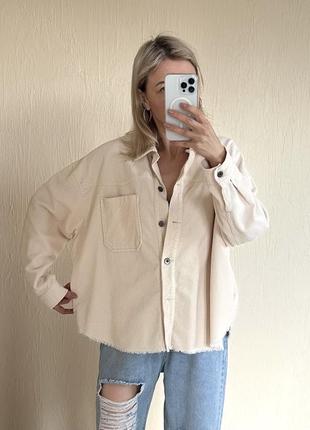 Дуже красива сорочка  zara , сорочка вельветова оверсайз zara