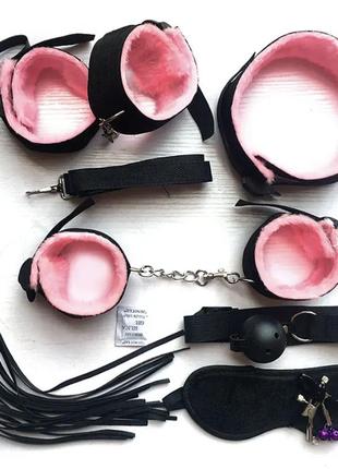 Набір рольових ігор для пар 7 предметів рожевий