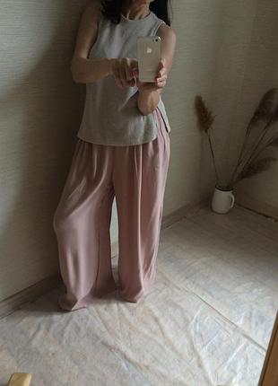 Широкие свободные натуральные брюки laura ashley