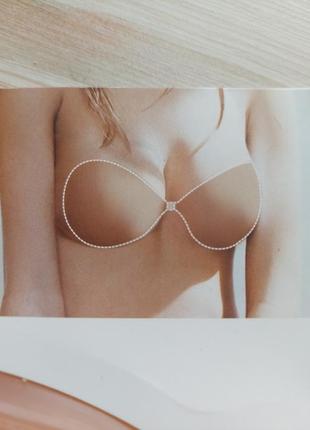 Бюст липучка на силиконе 076