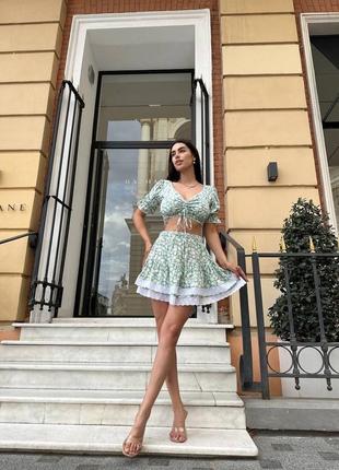 Костюм топ и юбка4 фото