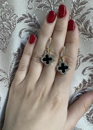 Серьги в стиле ван клив