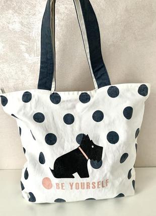 Брендова сумка шоппер пляжна