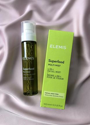 Тонер спрей для обличчя elemis superfood kefir-tea mist, 100ml