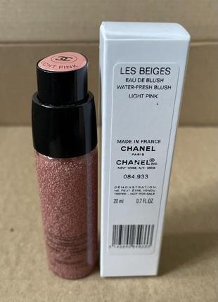 chanel Tweed-Jacke les beiges water-fresh blush ультралегкі флюїд-рум'яна, light pink, 20ml