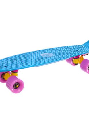 Скейтборд пенні penny sk-401-36 fdso синьо-жовто-фіолетовий (60508292)2 фото
