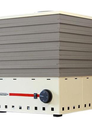 Електрична сушарка металева для фруктів і овочів profit m (профіт м) есп — 1 об'ємом 35 літрів