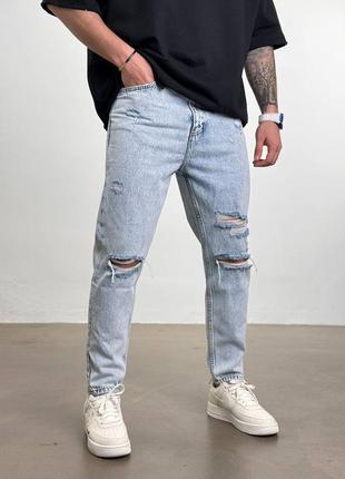 Джинси чоловічі сині мом