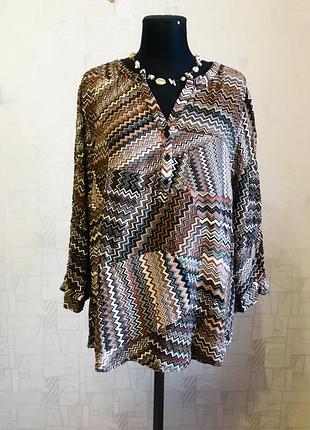 Рубашка вискоза батал