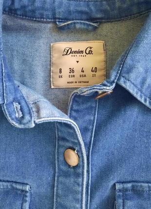 Джинсовое платье платья рубашка 3