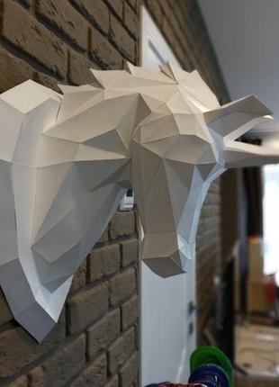 Paperkhan конструктор з картону 3d фігура кінь єдиногріг паперкрафт papercraft подарунковий набір для творчості іграшка сувенір5 фото