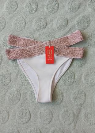 Низ от купальника river island размер m трусики трусы бразильянка бразильянки бикини с завышенной талией .
