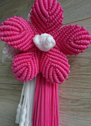 Крупные цветы макраме вязанные цветы