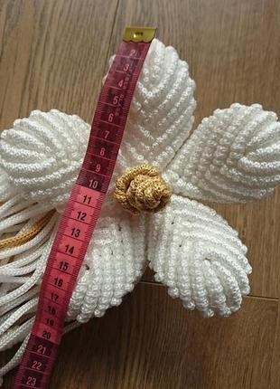Крупные цветы макраме вязанные цветы