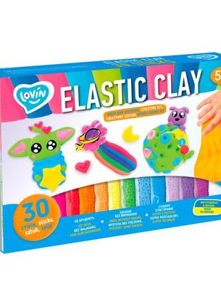 ​набір для ліплення lovin elastic clay 30 sticks (70141)