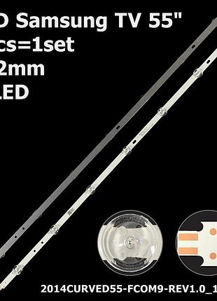 Led підсвітка 55" beko b55c 9593 5s1  55pus8909  55ca9500  tx-55crw434  55pfs6909 1 планка