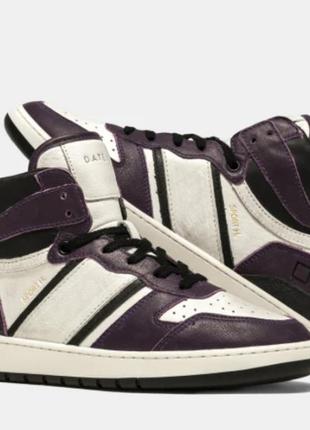 Високі шкіряні чорні кросівки білі кеди date vintage nike dunk diesel golden goose vagabond