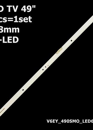 Led підсвітка 49" hg49ee690dbxci  ua49k6000akxke 1 планка